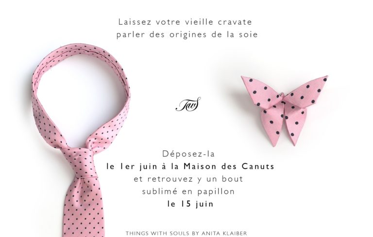 butterties - cravate en soie - maison des cants - anita klaiber